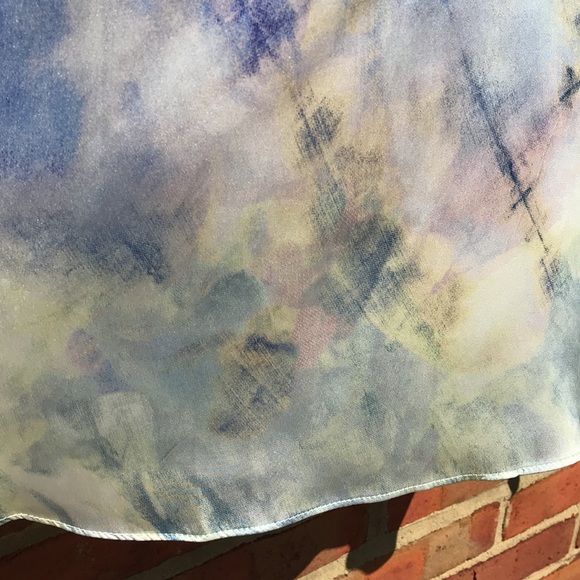 Revolve Generation Love Kaylee Printed Silk Blouse - Picture 7 of 16